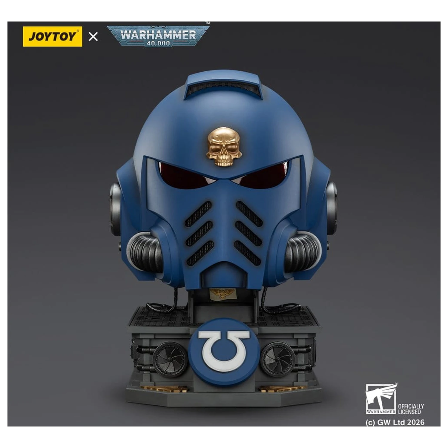Warhammer 40,000 Captain MkX Helmet & Display Stand Ultramarines 44 cm product photo