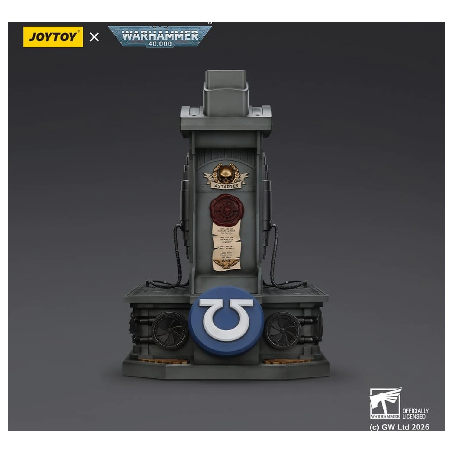 Warhammer 40,000 Captain MkX Helmet & Display Stand Ultramarines 44 cm product photo