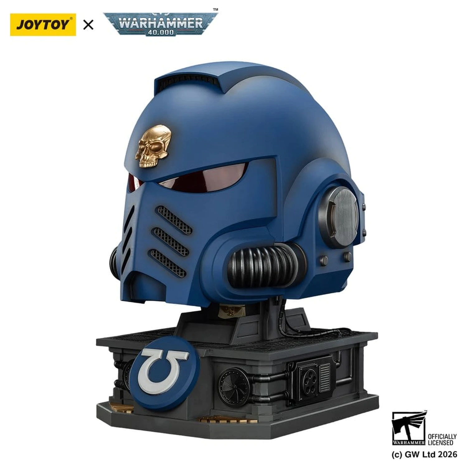 Warhammer 40,000 Captain MkX Helmet & Display Stand Ultramarines 44 cm product photo
