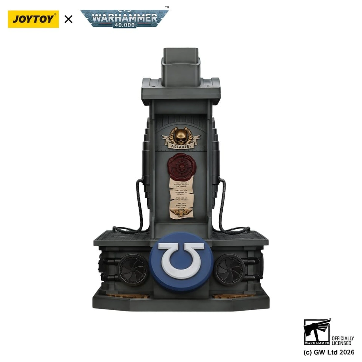 Warhammer 40,000 Captain MkX Helmet & Display Stand Ultramarines 44 cm product photo