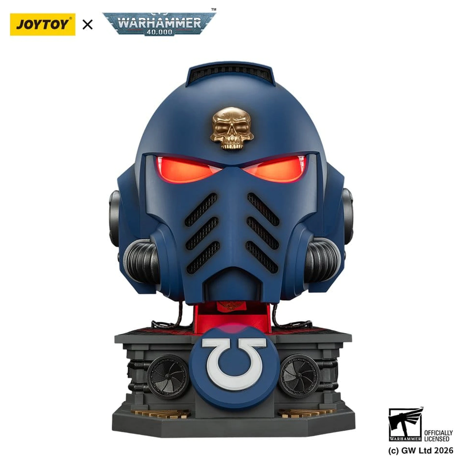 Warhammer 40,000 Captain MkX Helmet & Display Stand Ultramarines 44 cm product photo