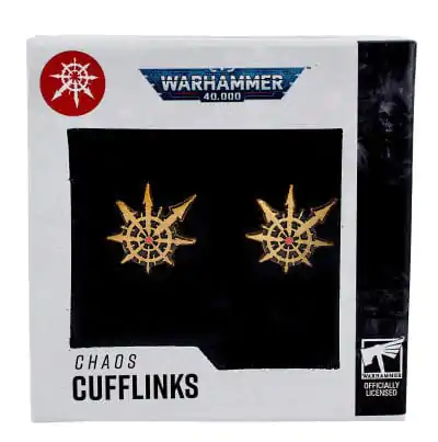 Warhammer 40,000 Cufflinks Chaos product photo