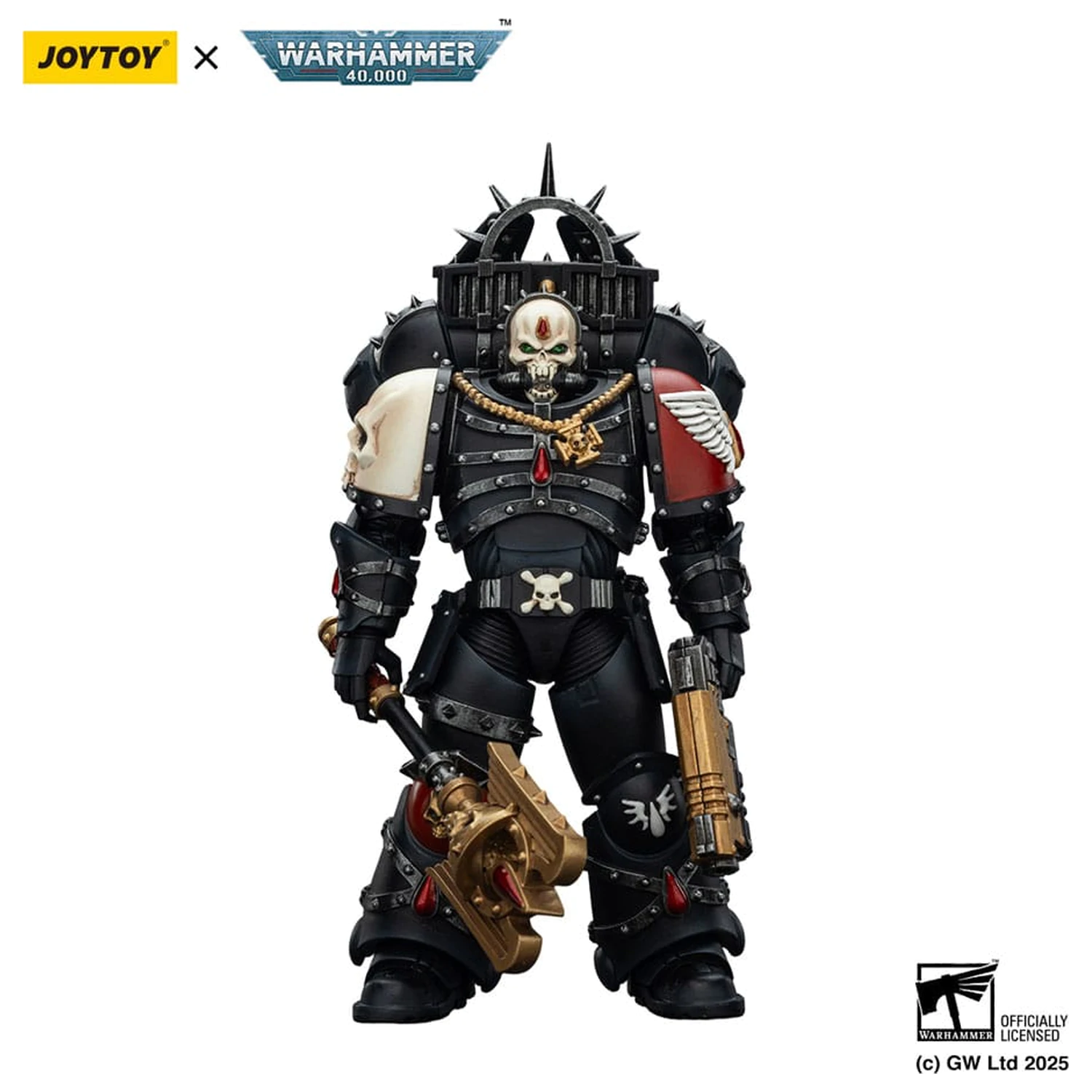 Warhammer 40,000: Combat Patrol Blood Angels Action Figure Lemartes With Jump Pack Blood Crozius and Absolver Bolt Pistol 12 cm product photo