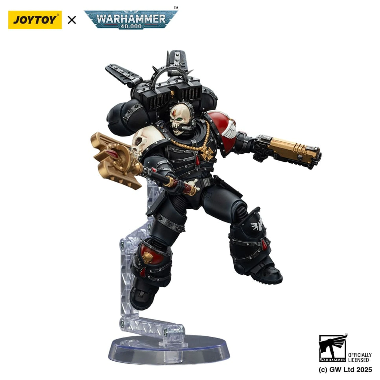 Warhammer 40,000: Combat Patrol Blood Angels Action Figure Lemartes With Jump Pack Blood Crozius and Absolver Bolt Pistol 12 cm product photo