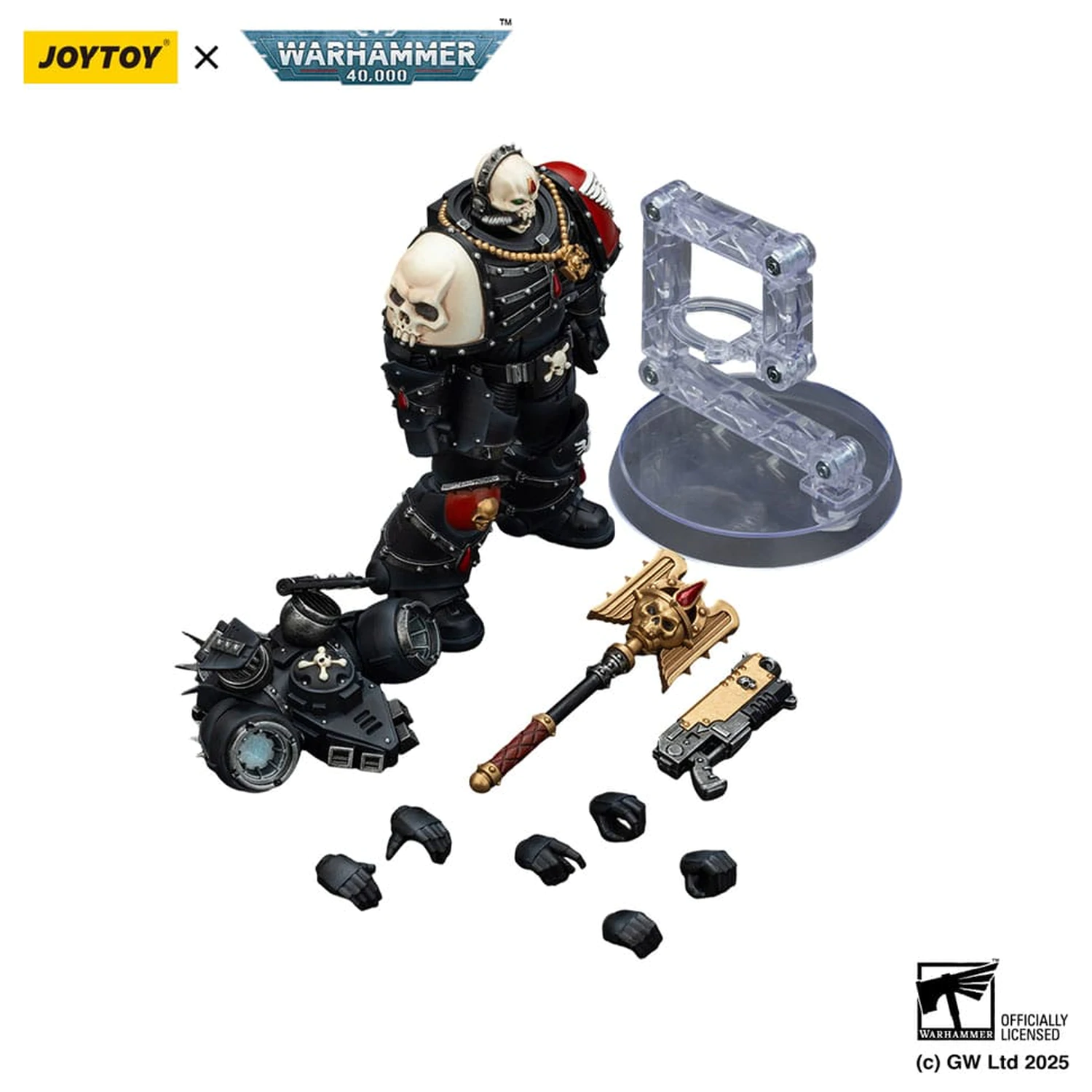 Warhammer 40,000: Combat Patrol Blood Angels Action Figure Lemartes With Jump Pack Blood Crozius and Absolver Bolt Pistol 12 cm product photo