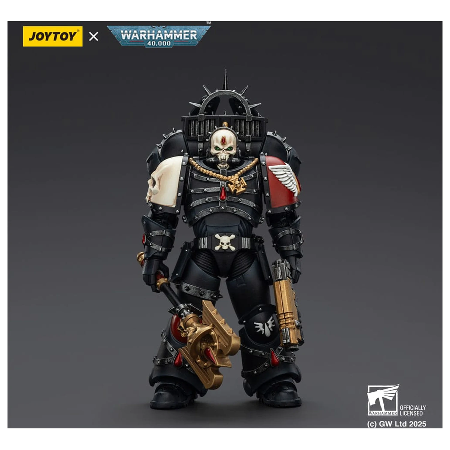 Warhammer 40,000: Combat Patrol Blood Angels Action Figure Lemartes With Jump Pack Blood Crozius and Absolver Bolt Pistol 12 cm product photo