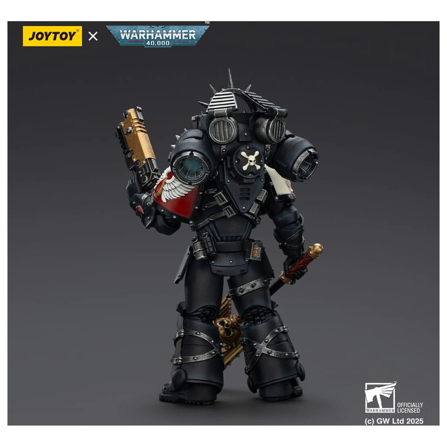 Warhammer 40,000: Combat Patrol Blood Angels Action Figure Lemartes With Jump Pack Blood Crozius and Absolver Bolt Pistol 12 cm product photo
