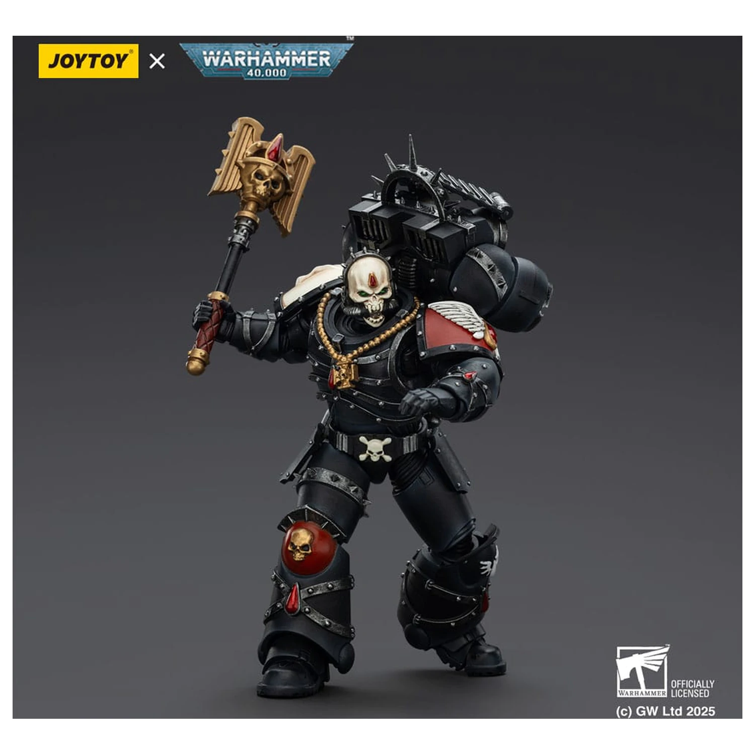 Warhammer 40,000: Combat Patrol Blood Angels Action Figure Lemartes With Jump Pack Blood Crozius and Absolver Bolt Pistol 12 cm product photo