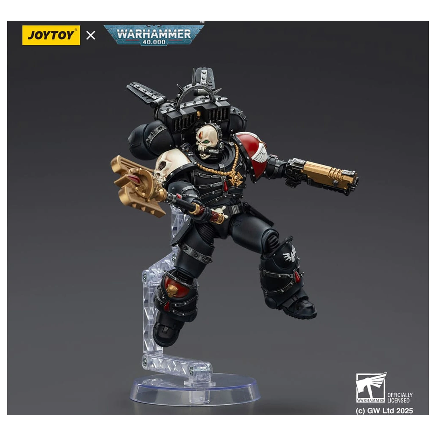 Warhammer 40,000: Combat Patrol Blood Angels Action Figure Lemartes With Jump Pack Blood Crozius and Absolver Bolt Pistol 12 cm product photo