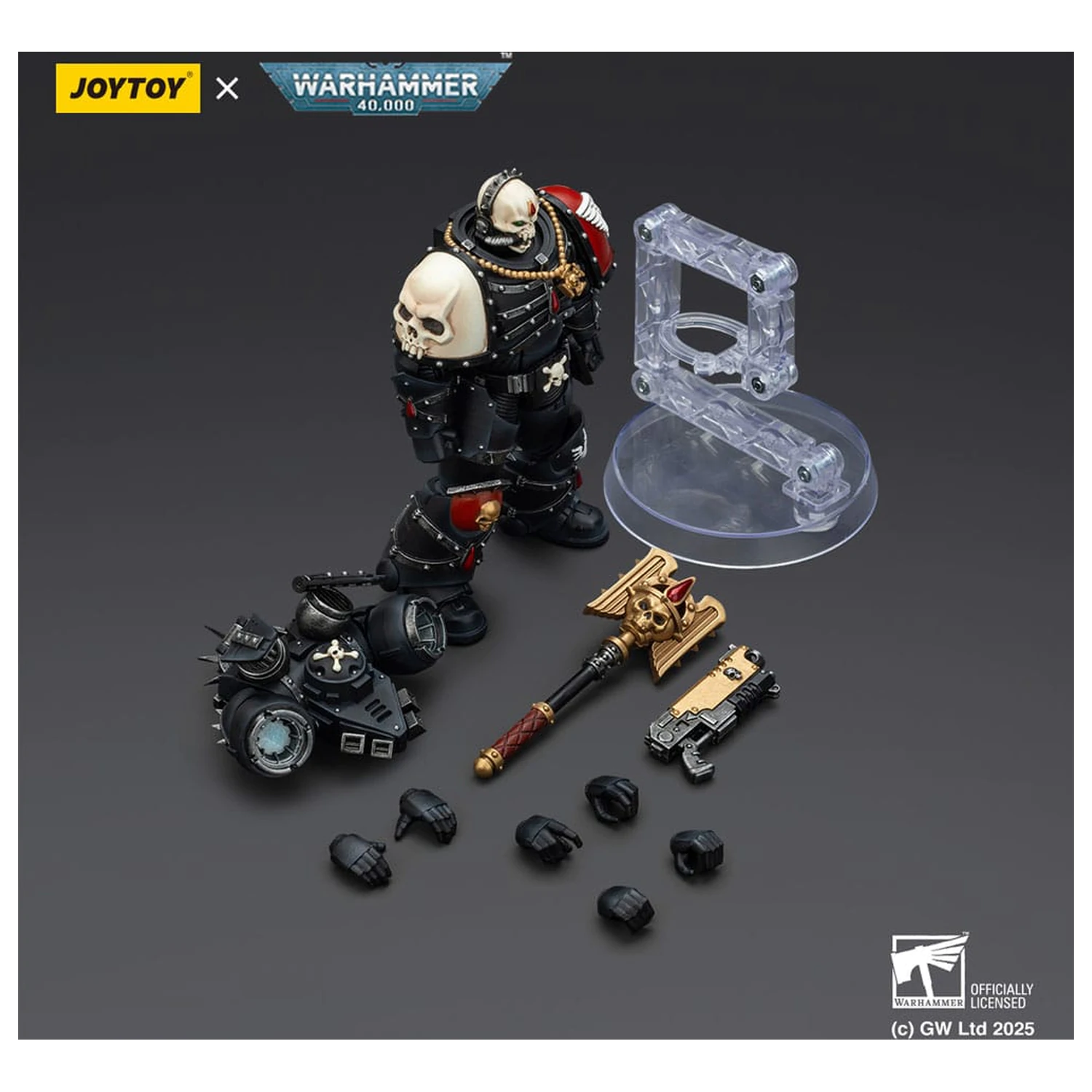 Warhammer 40,000: Combat Patrol Blood Angels Action Figure Lemartes With Jump Pack Blood Crozius and Absolver Bolt Pistol 12 cm product photo