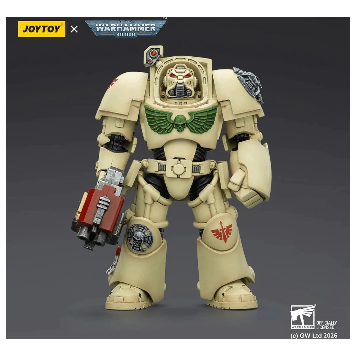 Warhammer 40,000 Action Figure Dark Angels Deathwing Terminator 2 with Power Fist and Storm Bolter 14 cm product photo