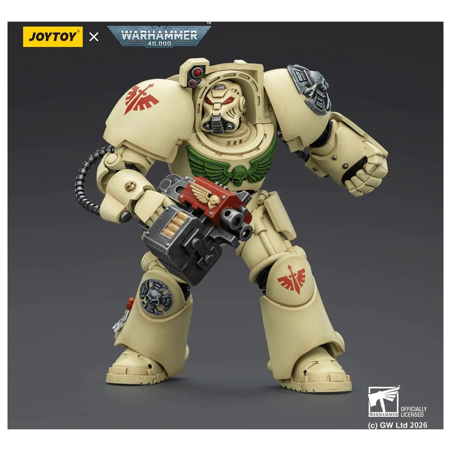 Warhammer 40,000 Action Figure Dark Angels Deathwing Terminator 2 with Power Fist and Storm Bolter 14 cm product photo