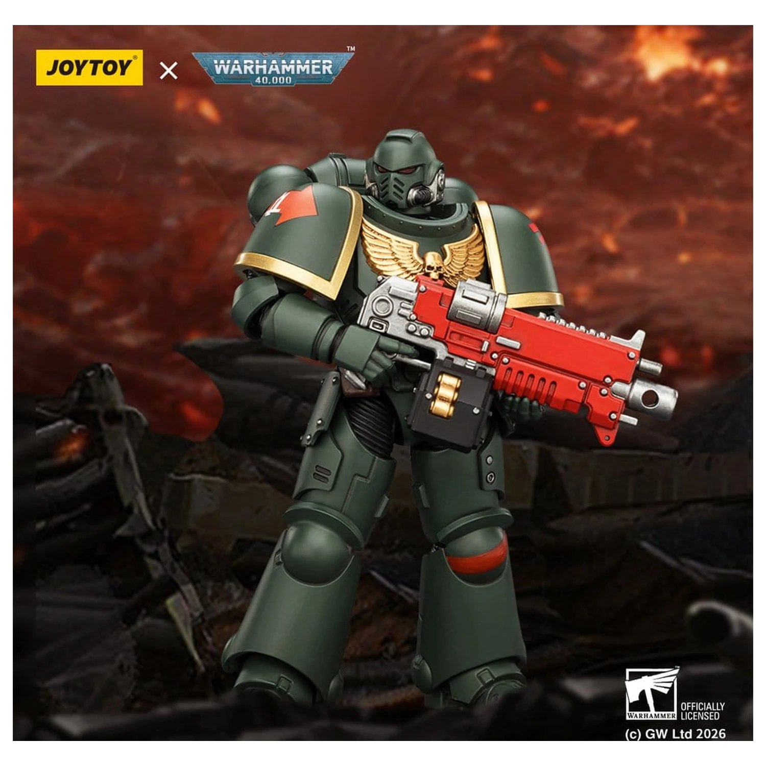 Warhammer 40,000 Action Figure Dark Angels Intercessor 12 cm product photo