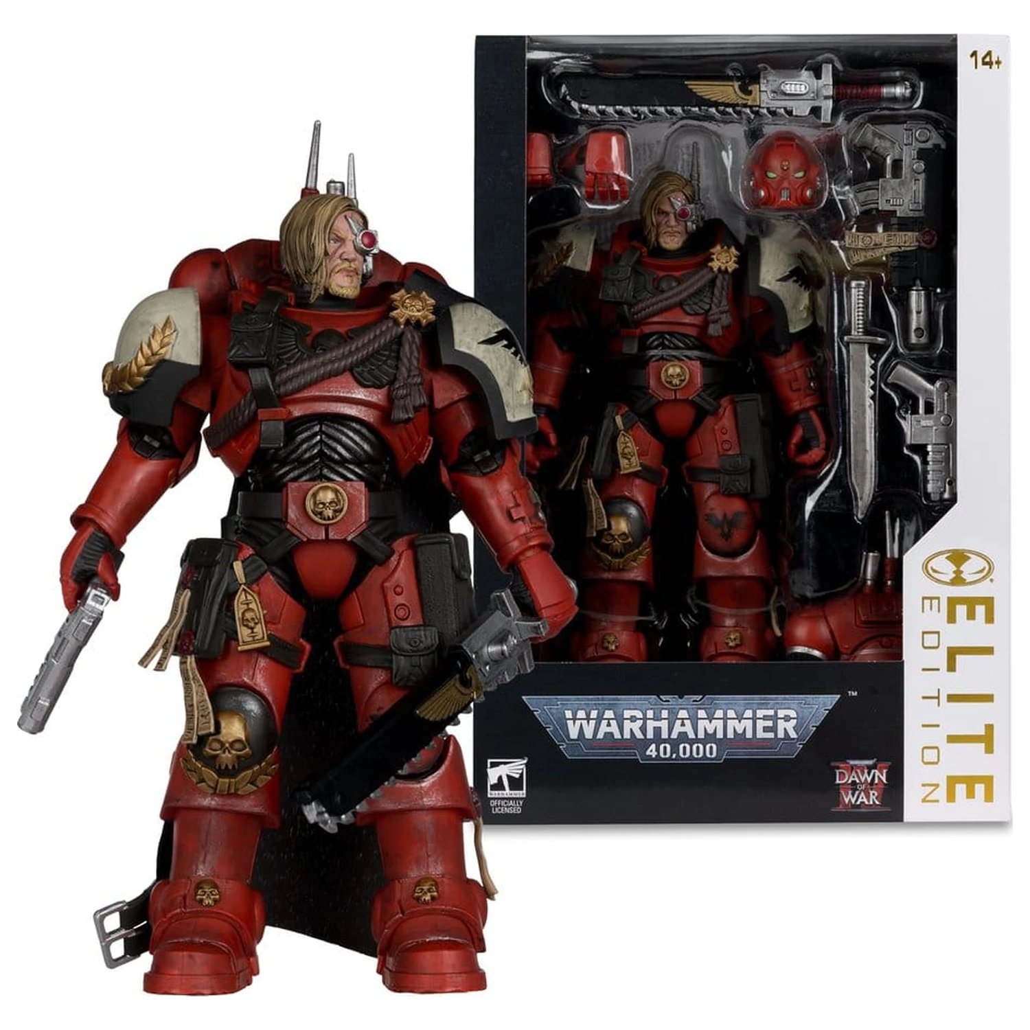 Warhammer 40,000 Dawn of War McFarlane Elite Edition Action Figure Captain Cyrus (Dawn of War 4) 20 cm product photo