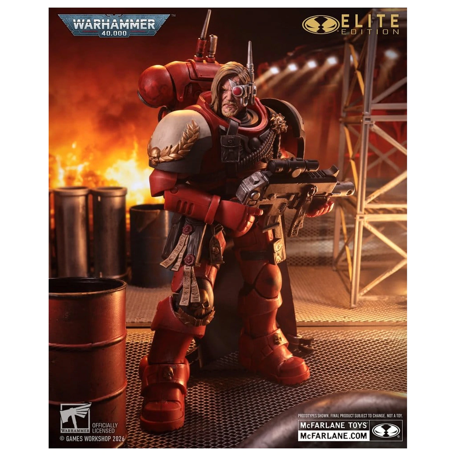 Warhammer 40,000 Dawn of War McFarlane Elite Edition Action Figure Captain Cyrus (Dawn of War 4) 20 cm product photo