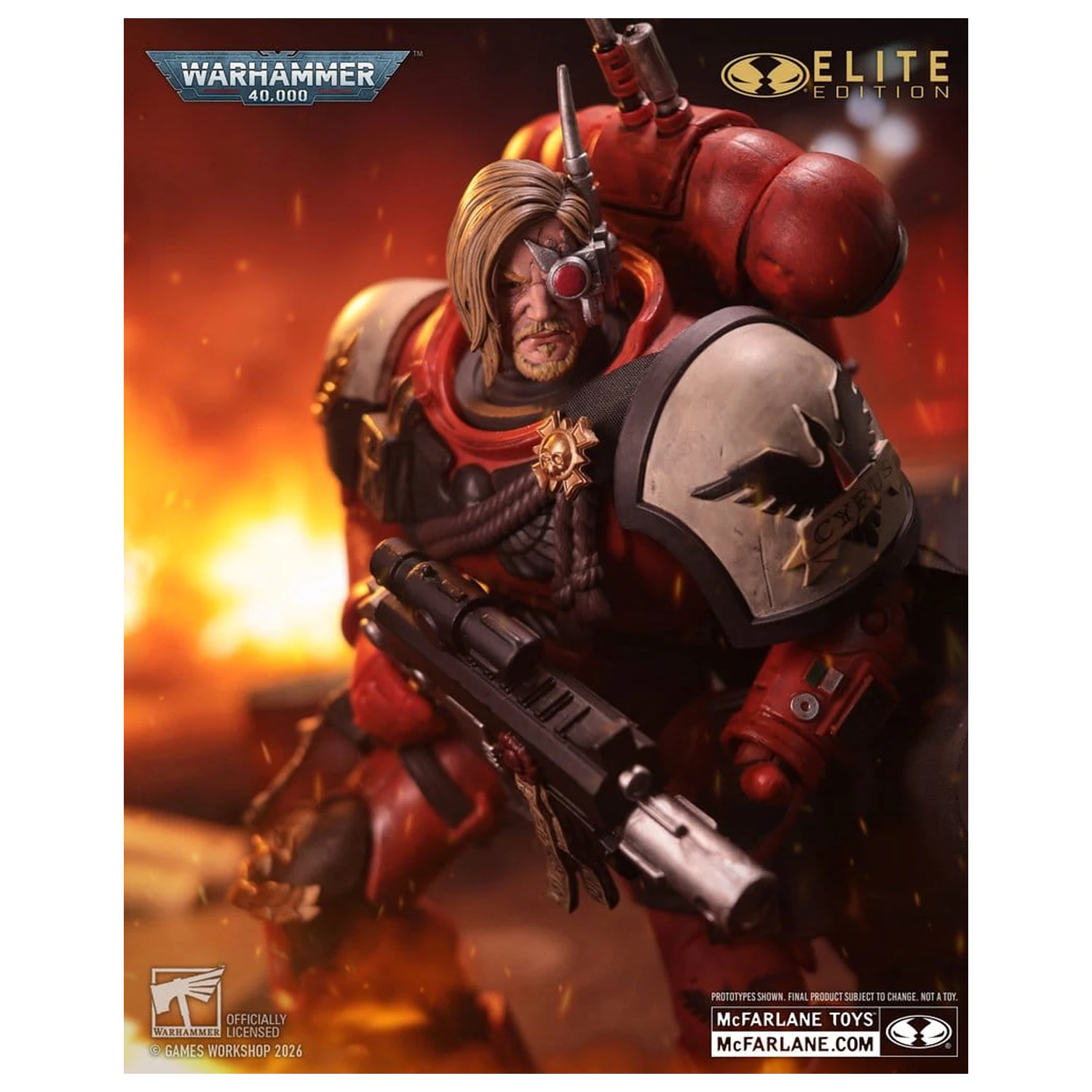 Warhammer 40,000 Dawn of War McFarlane Elite Edition Action Figure Captain Cyrus (Dawn of War 4) 20 cm product photo