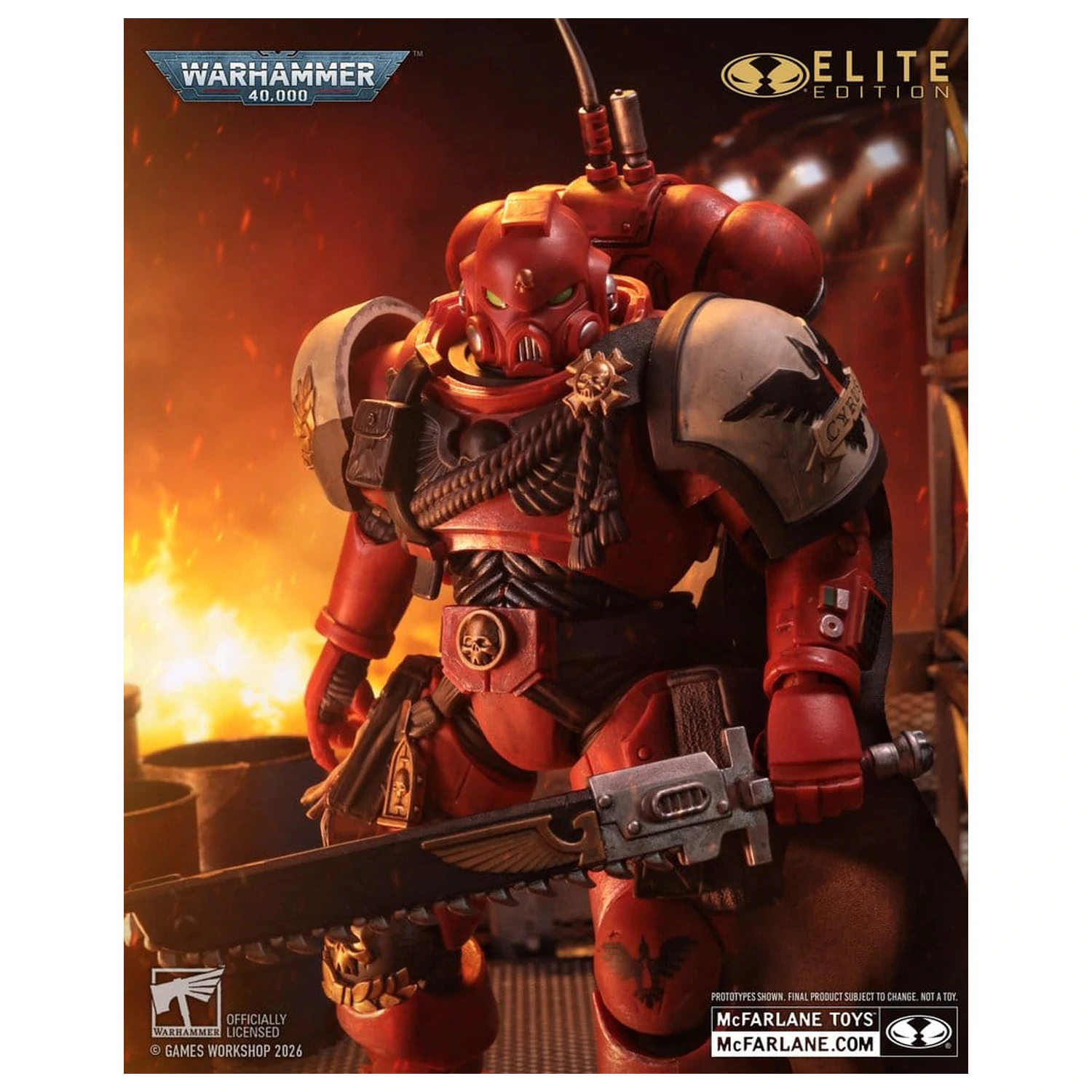 Warhammer 40,000 Dawn of War McFarlane Elite Edition Action Figure Captain Cyrus (Dawn of War 4) 20 cm product photo