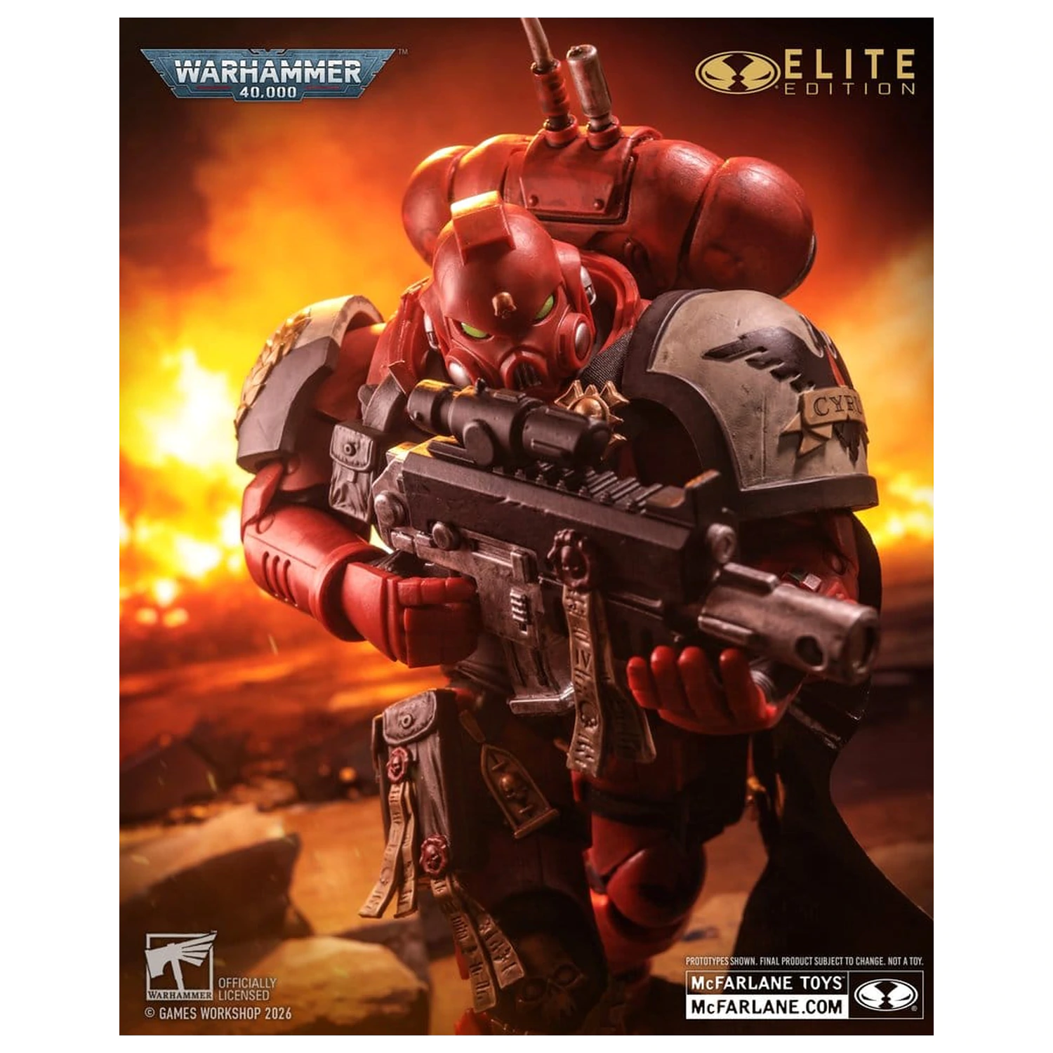 Warhammer 40,000 Dawn of War McFarlane Elite Edition Action Figure Captain Cyrus (Dawn of War 4) 20 cm product photo