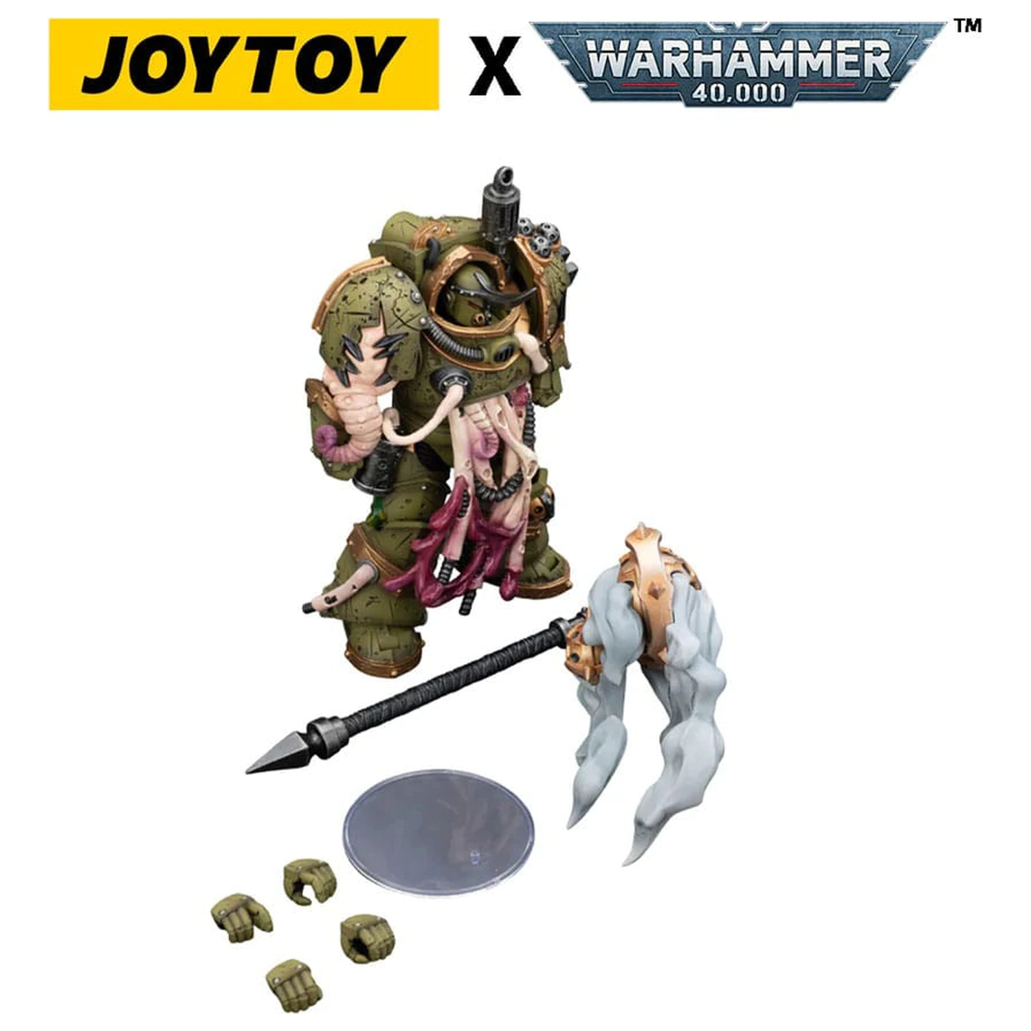 Warhammer 40,000 Action Figure Death Guard Blightlord Terminator 2 with Flail of Corruption 14 cm product photo