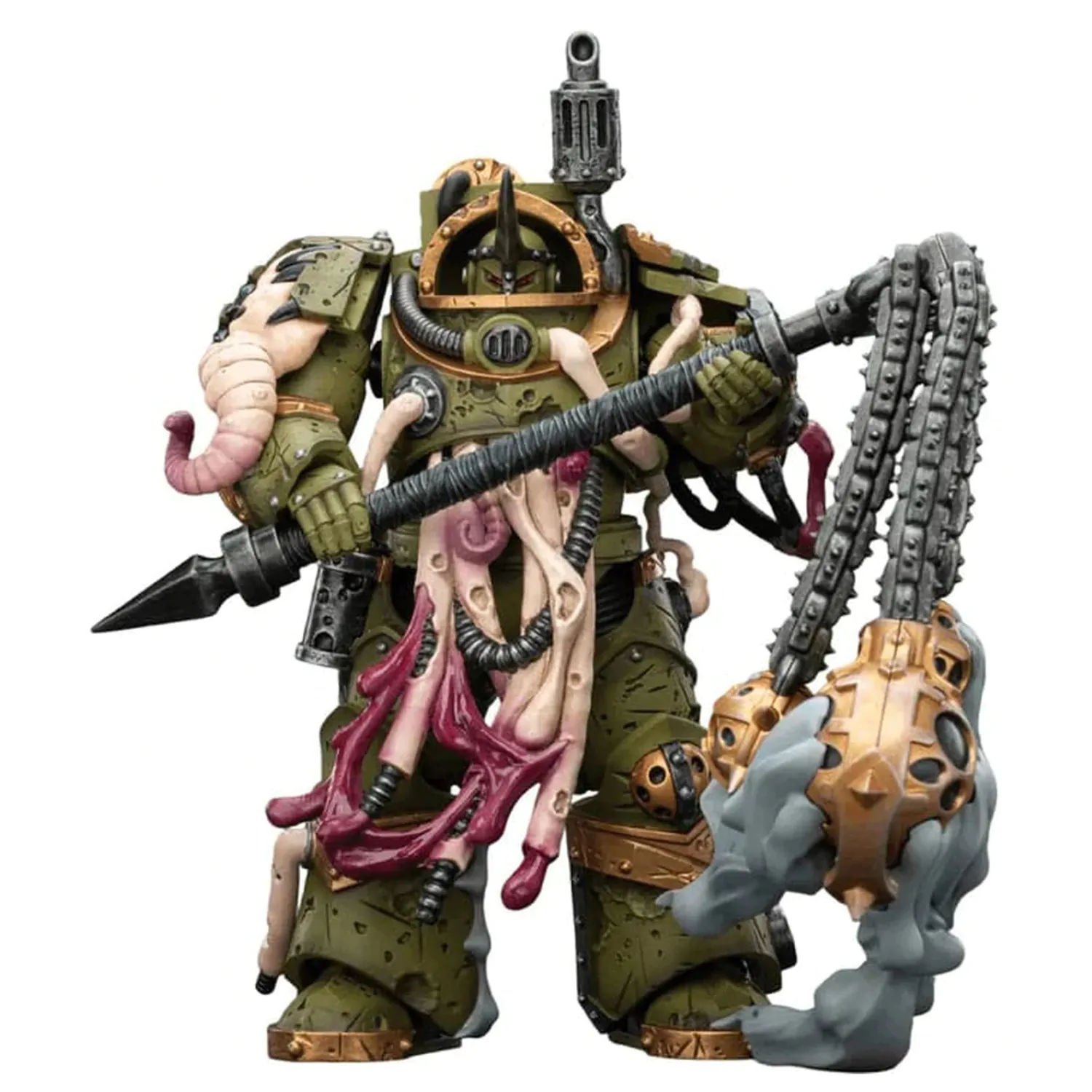 Warhammer 40,000 Action Figure Death Guard Blightlord Terminator 2 with Flail of Corruption 14 cm product photo