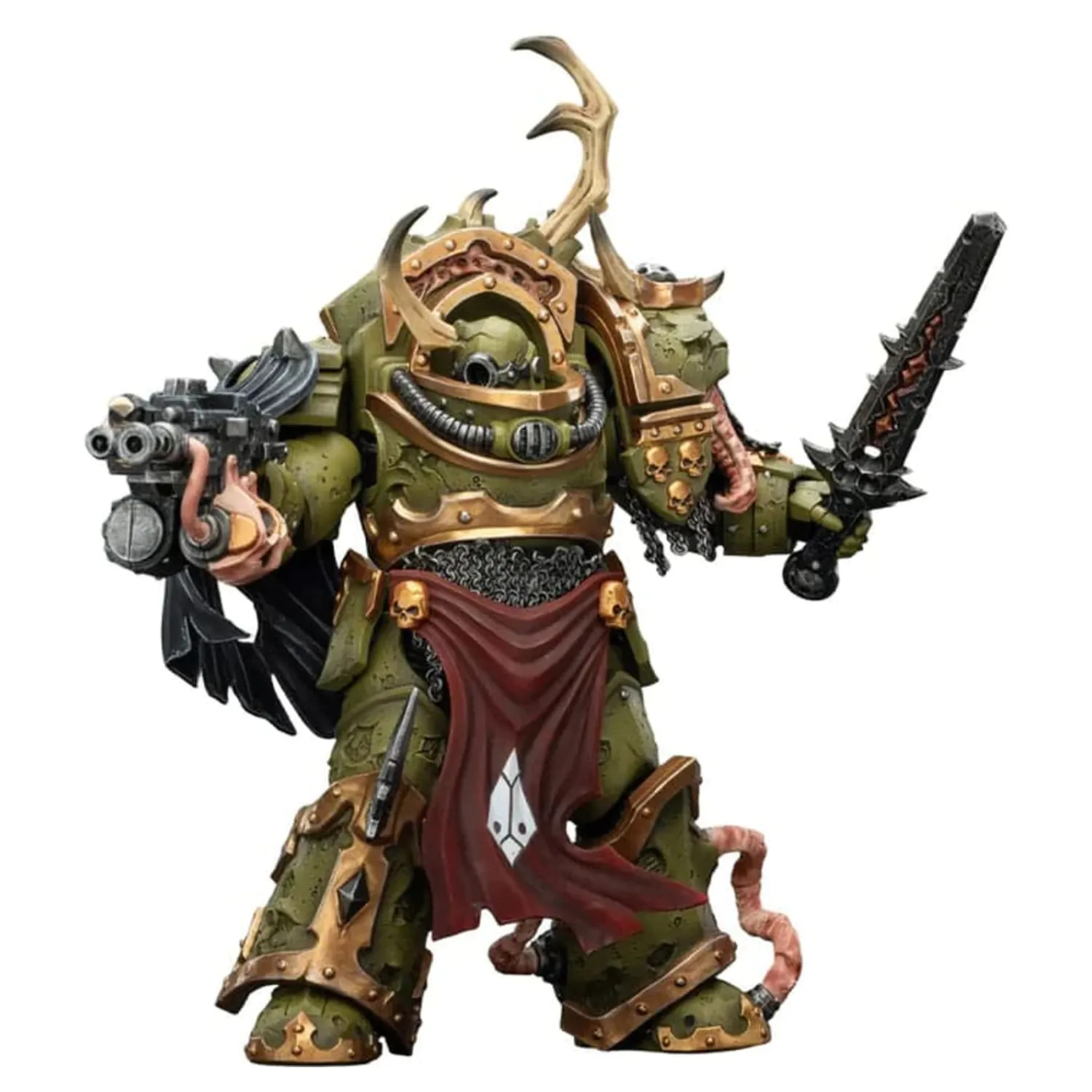 Warhammer 40,000 Action Figure Death Guard Blightlord Terminator 3 with Combi-bolter and Bubotic Blade 14 cm product photo