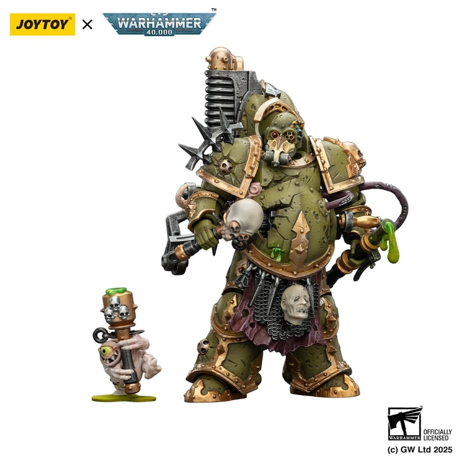 Warhammer 40,000 Action Figure Death Guard Foul Blight spawn with Plague Sprayer 12 cm product photo
