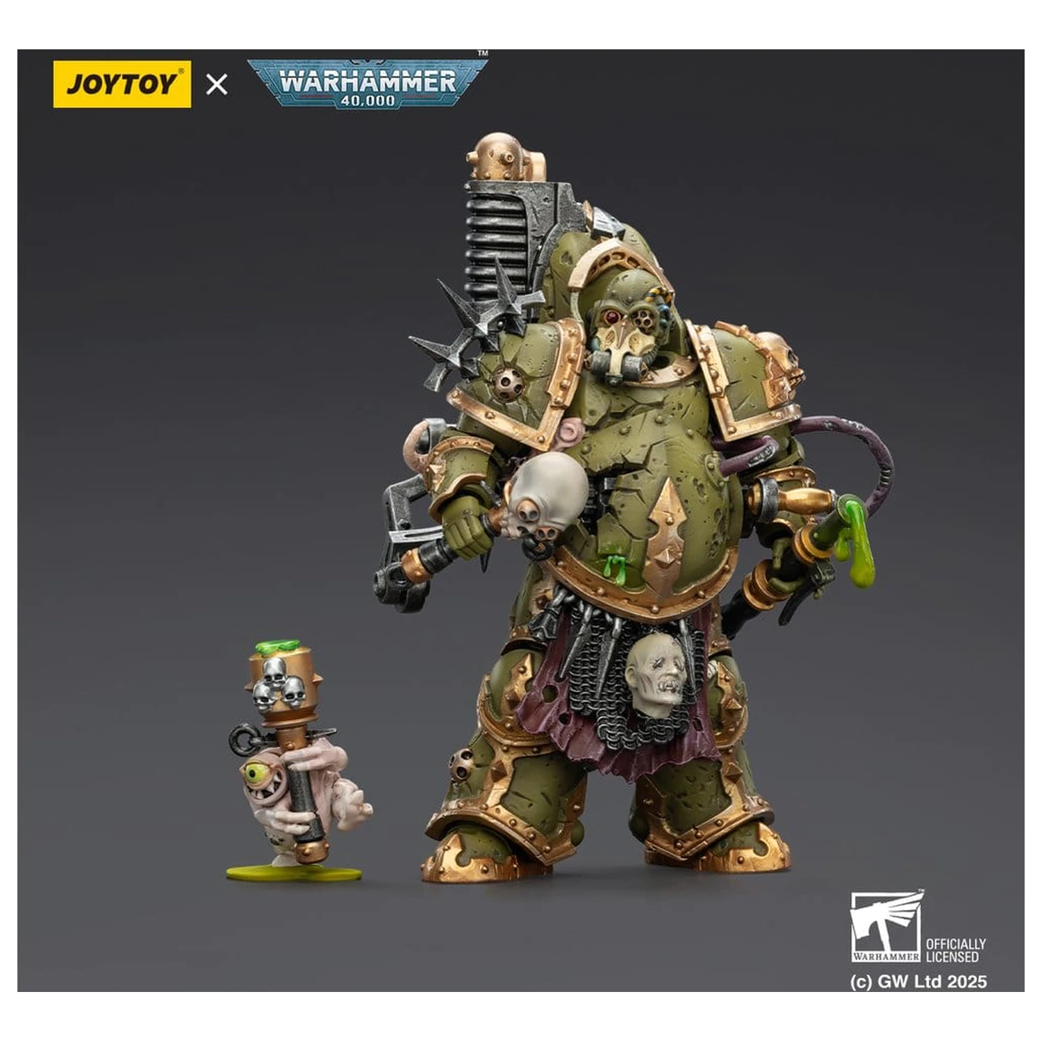 Warhammer 40,000 Action Figure Death Guard Foul Blight spawn with Plague Sprayer 12 cm product photo