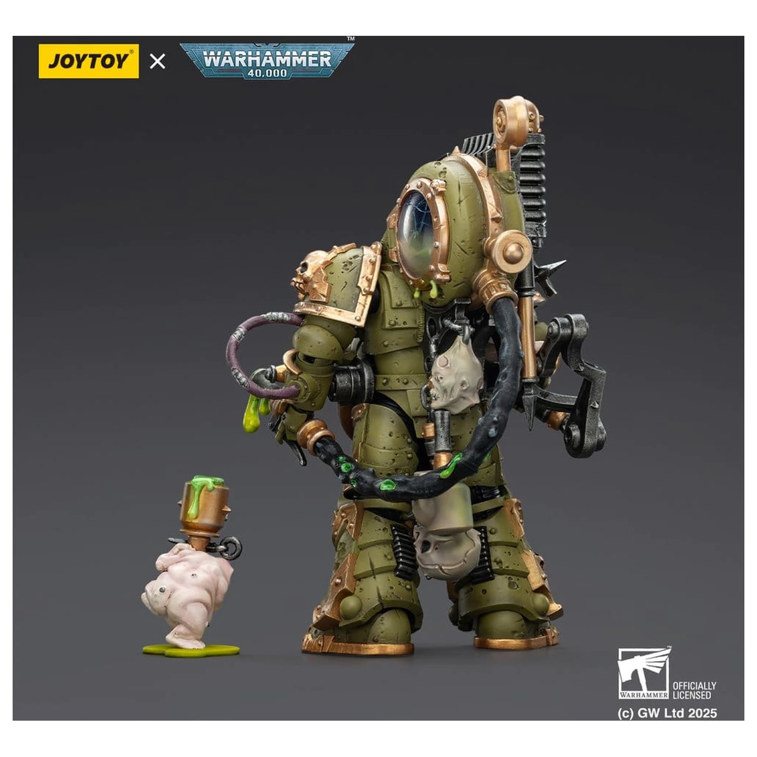 Warhammer 40,000 Action Figure Death Guard Foul Blight spawn with Plague Sprayer 12 cm product photo