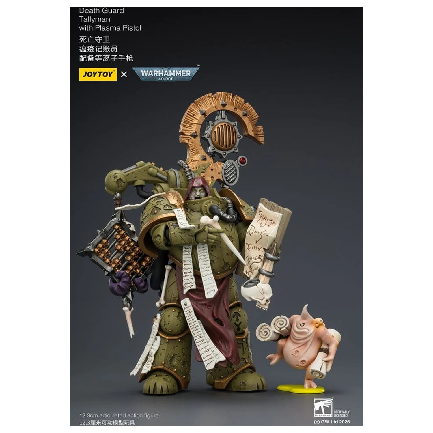 Warhammer 40,000 Action Figure Death Guard Tallyman 12 cm product photo