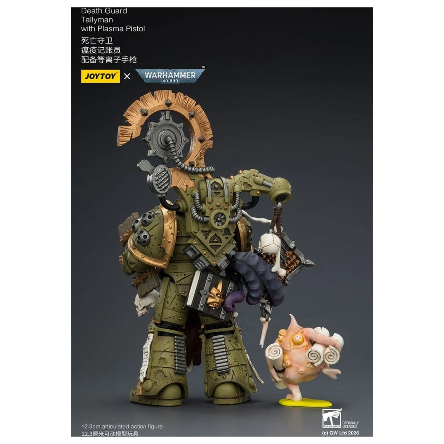 Warhammer 40,000 Action Figure Death Guard Tallyman 12 cm product photo
