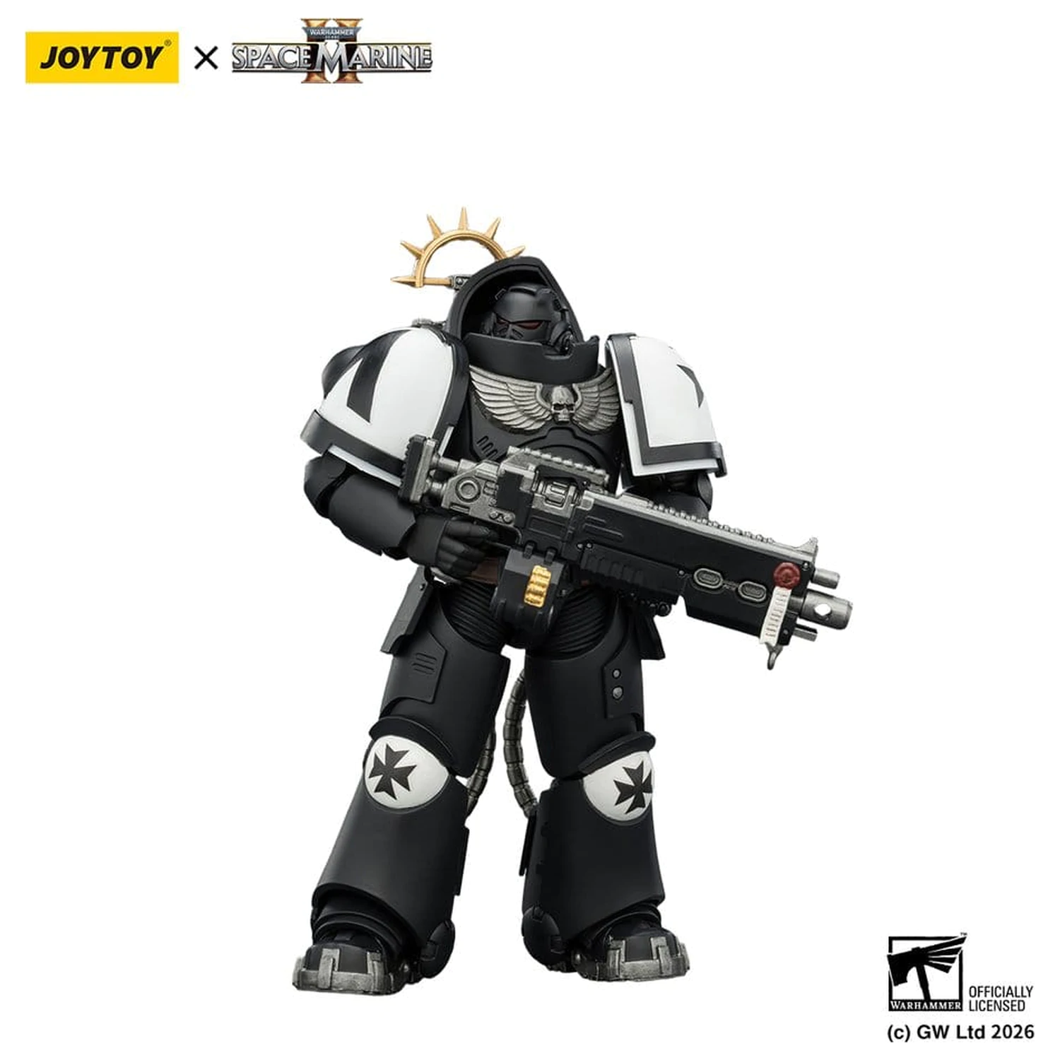 Warhammer 40,000 Action Figure Game Edition Black Templars Heavy Intercessor 13 cm product photo