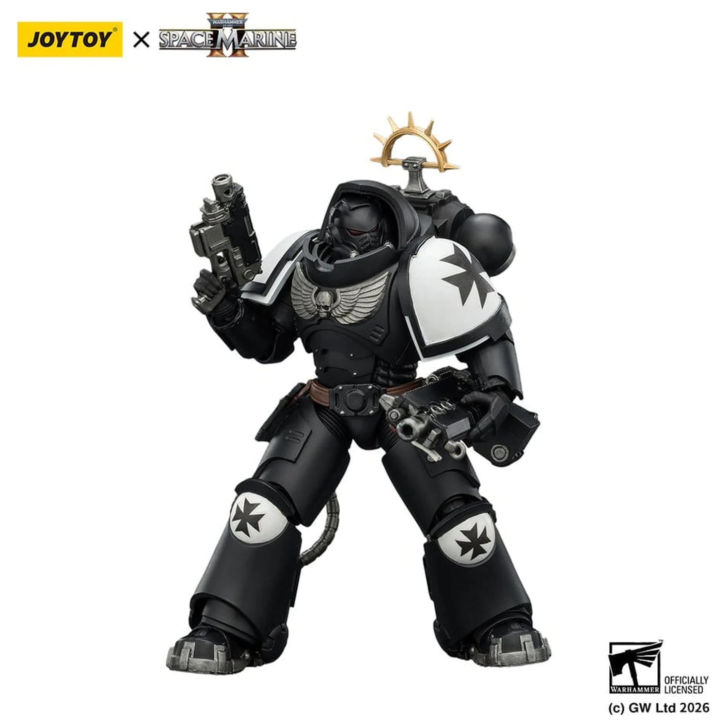 Warhammer 40,000 Action Figure Game Edition Black Templars Heavy Intercessor 13 cm product photo