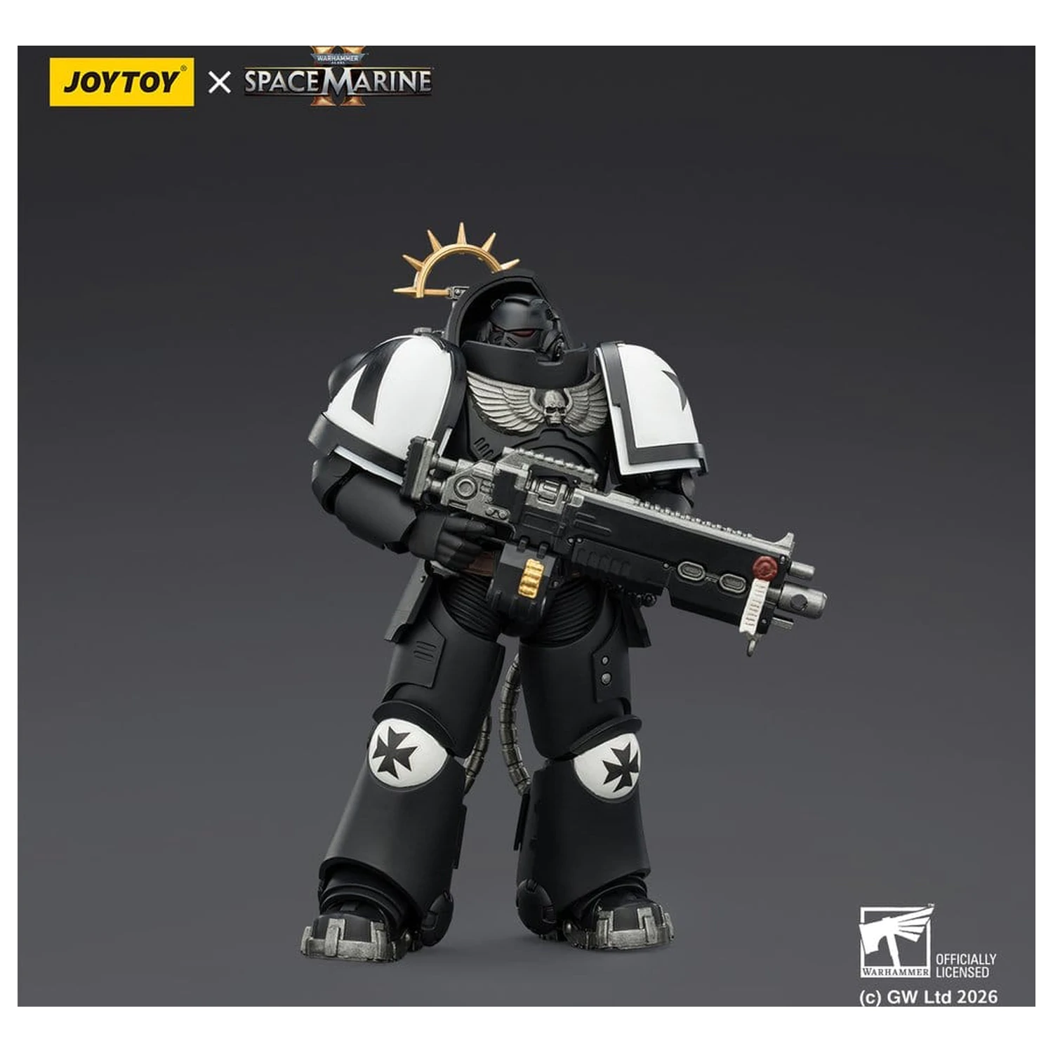 Warhammer 40,000 Action Figure Game Edition Black Templars Heavy Intercessor 13 cm product photo