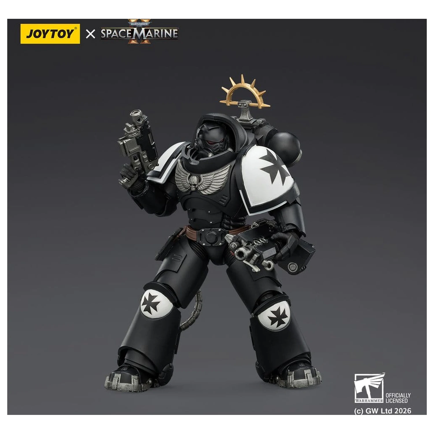 Warhammer 40,000 Action Figure Game Edition Black Templars Heavy Intercessor 13 cm product photo