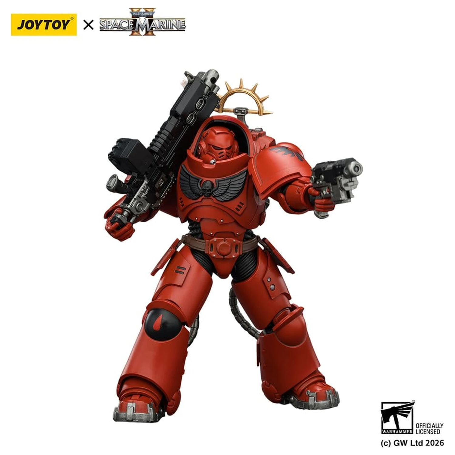Warhammer 40,000 Action Figure Game Edition Blood Angels Heavy Intercessor 13 cm product photo