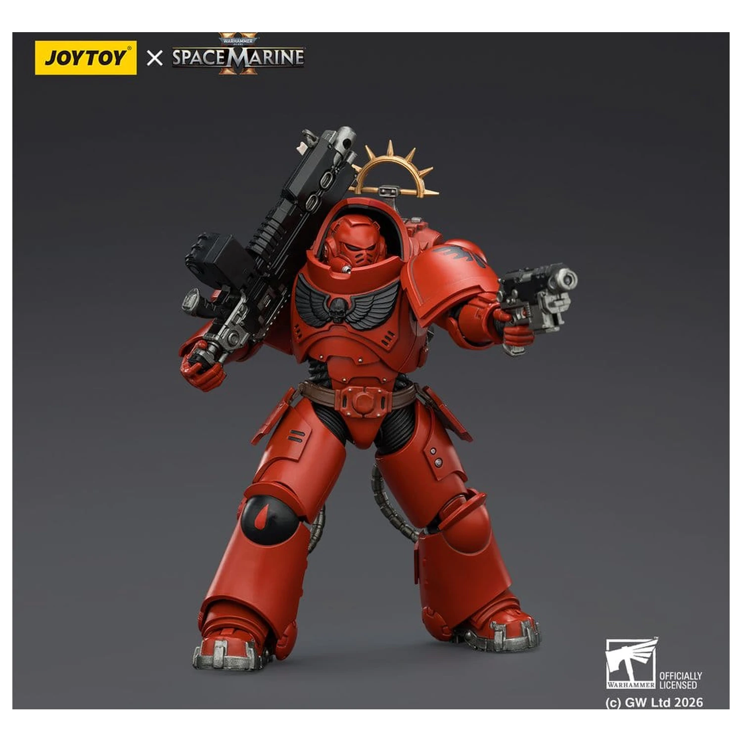 Warhammer 40,000 Action Figure Game Edition Blood Angels Heavy Intercessor 13 cm product photo