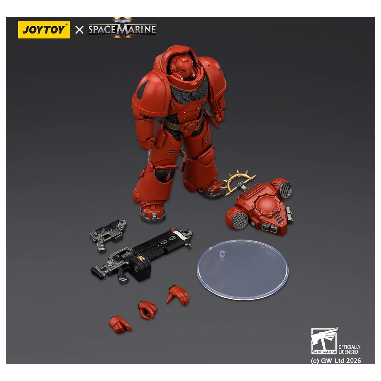 Warhammer 40,000 Action Figure Game Edition Blood Angels Heavy Intercessor 13 cm product photo