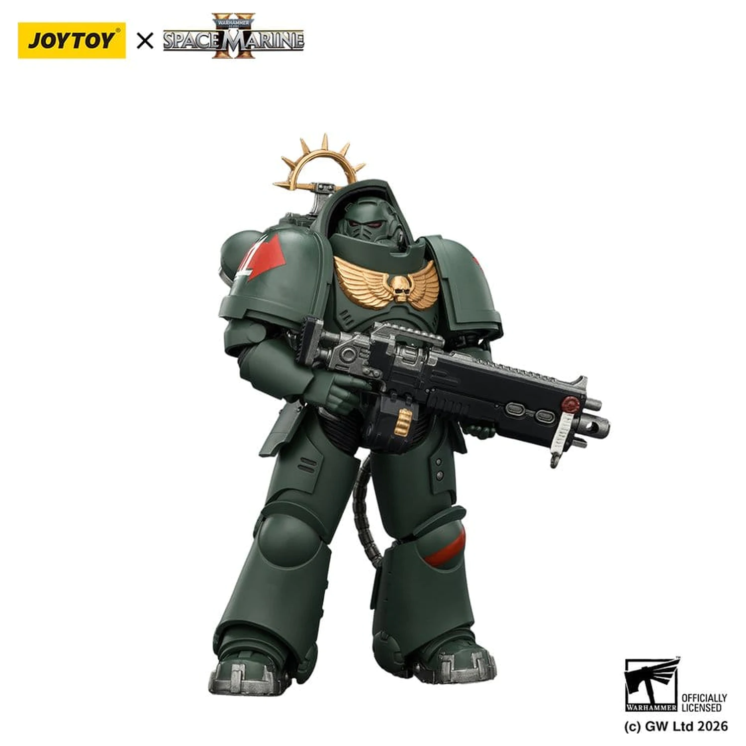Warhammer 40,000 Action Figure Game Edition Dark Angels Heavy Intercessor 13 cm product photo