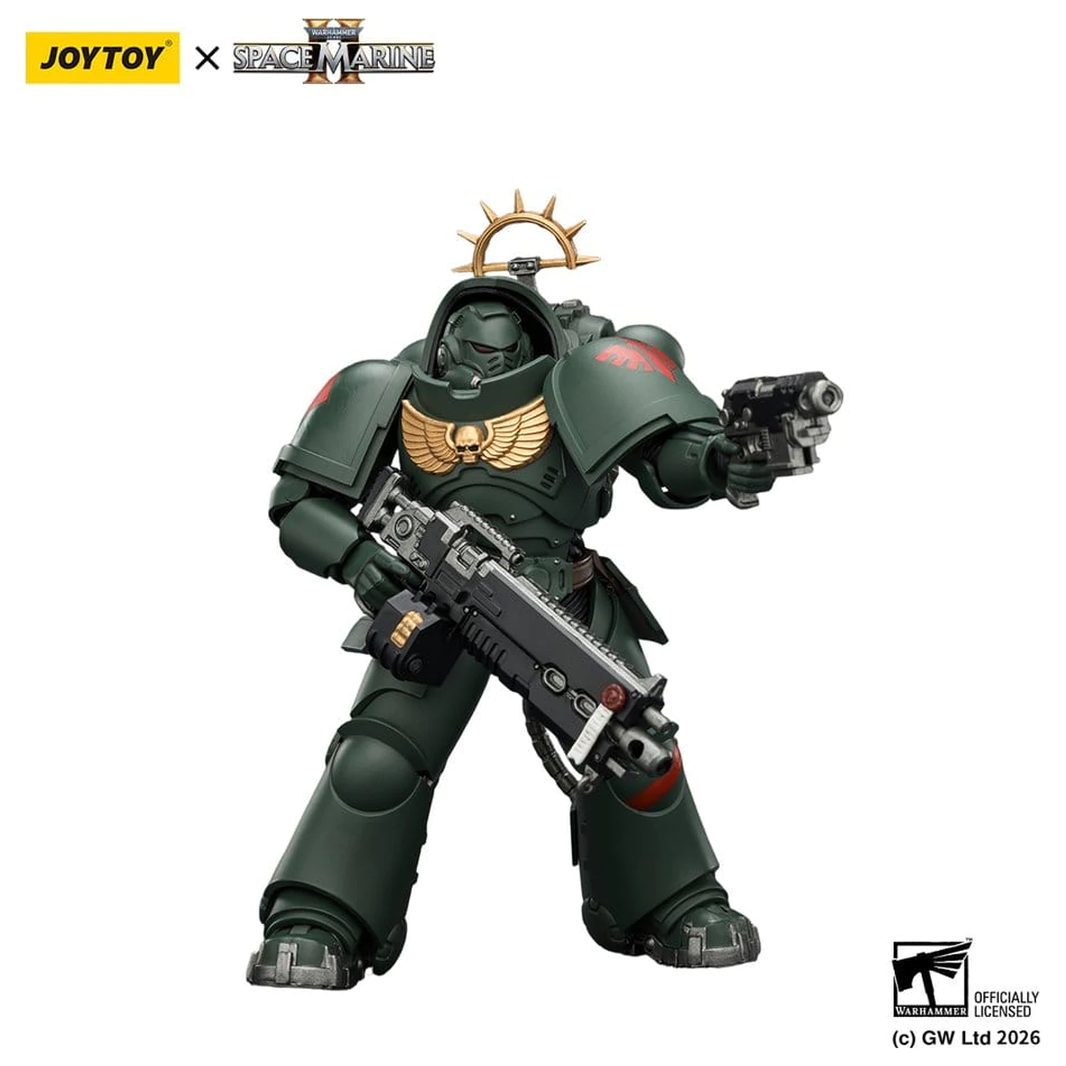 Warhammer 40,000 Action Figure Game Edition Dark Angels Heavy Intercessor 13 cm product photo
