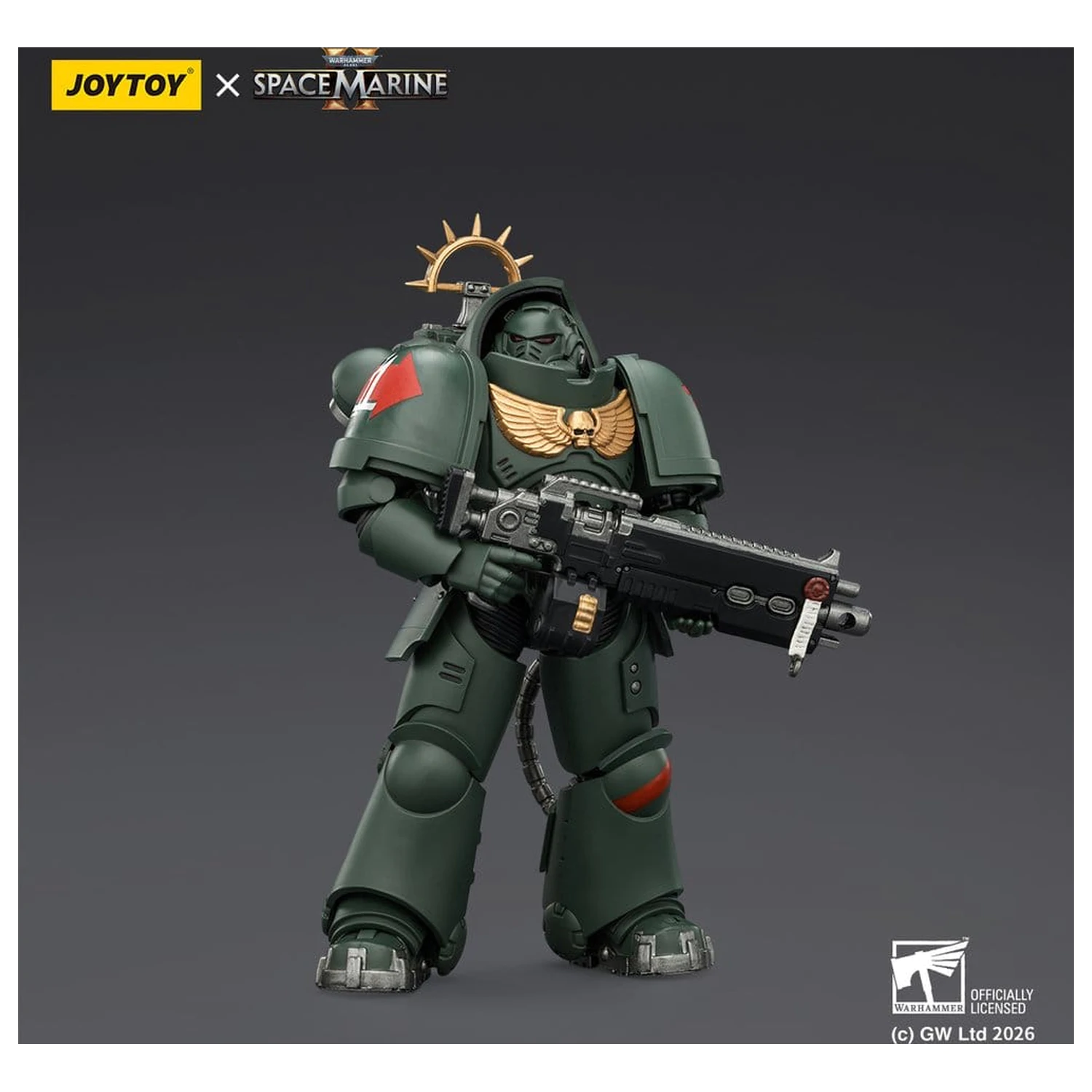 Warhammer 40,000 Action Figure Game Edition Dark Angels Heavy Intercessor 13 cm product photo
