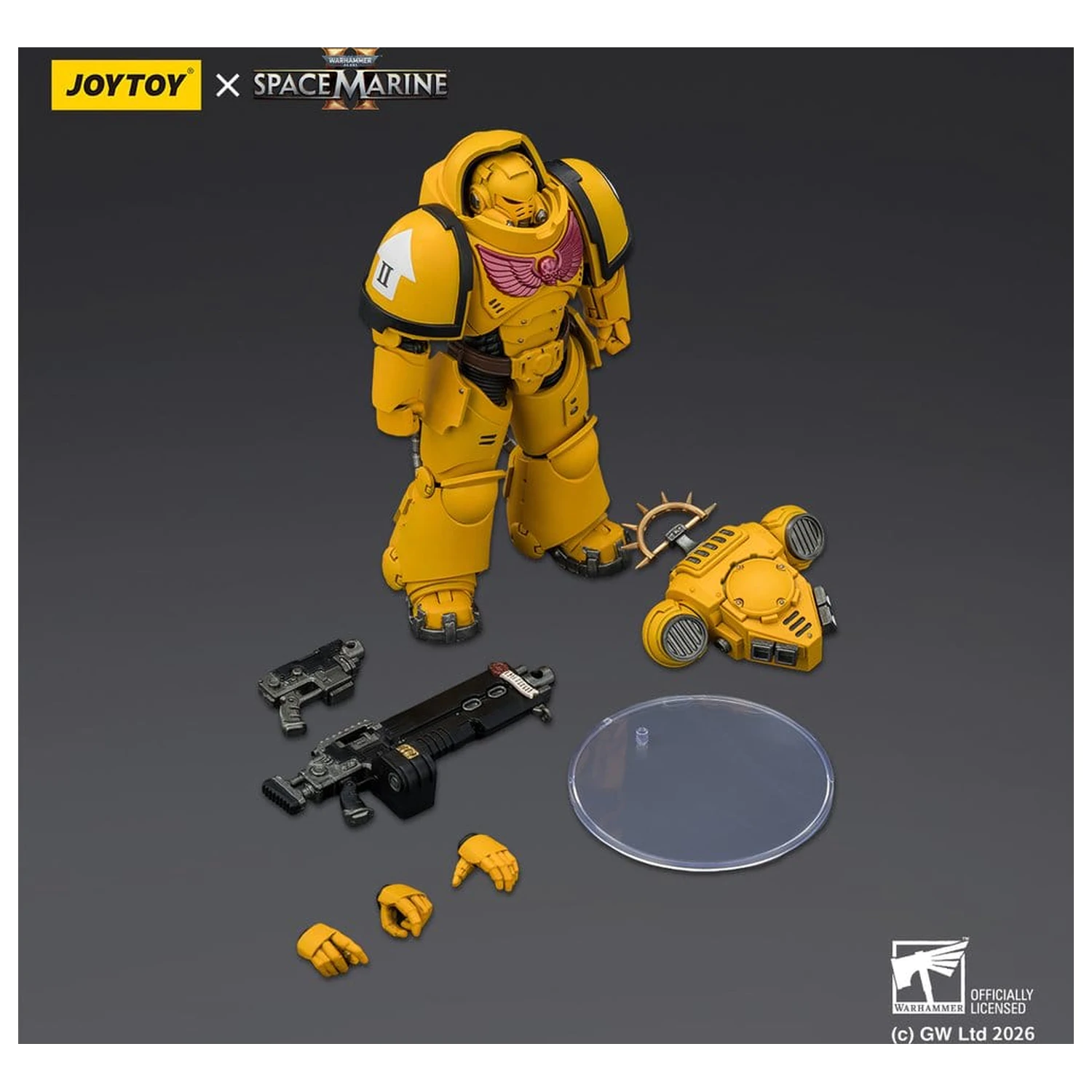 Warhammer 40,000 Action Figure Game Edition Imperial Fists Heavy Intercessor 13 cm product photo