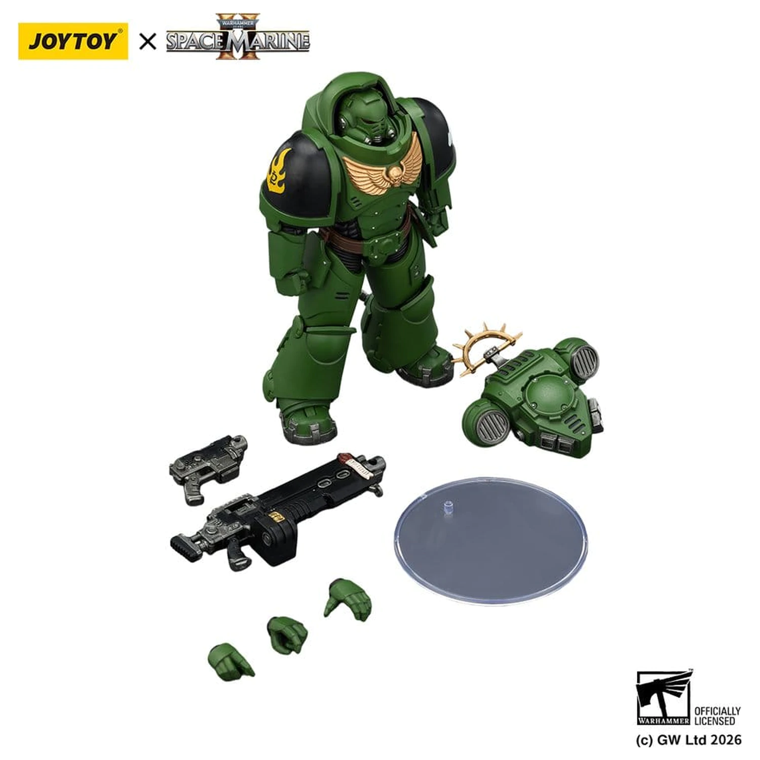 Warhammer 40,000 Action Figure Game Edition Salamanders Heavy Intercessor 13 cm product photo