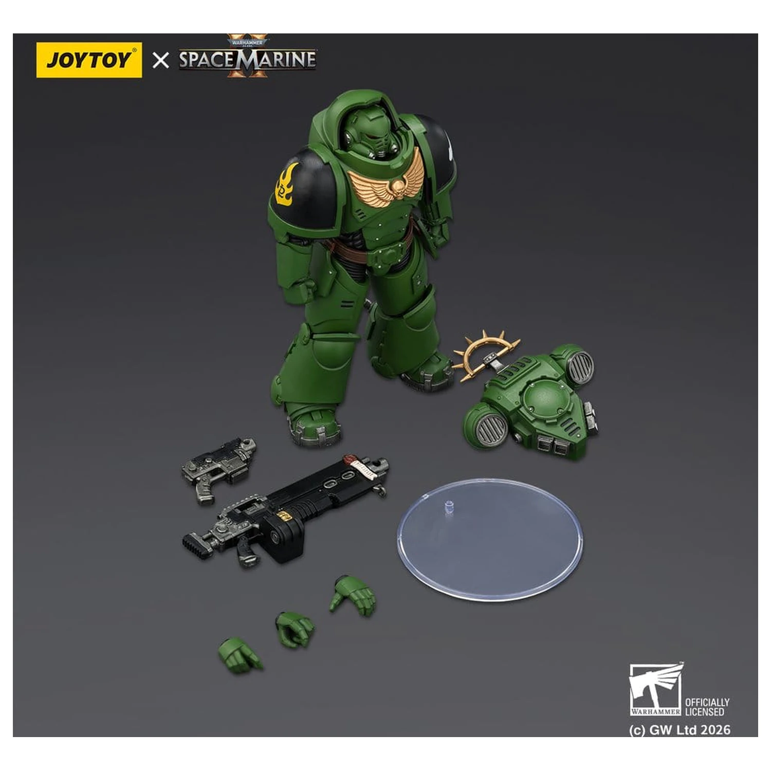 Warhammer 40,000 Action Figure Game Edition Salamanders Heavy Intercessor 13 cm product photo