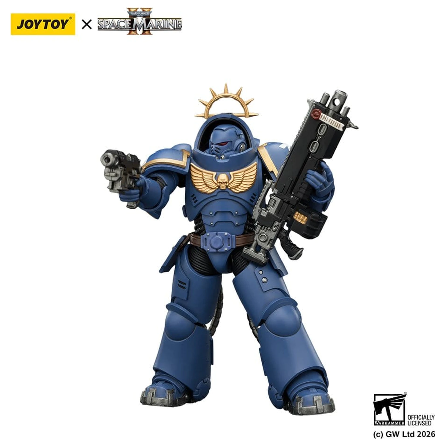Warhammer 40,000 Action Figure Game Edition Ultramarines Heavy Intercessor 13 cm product photo