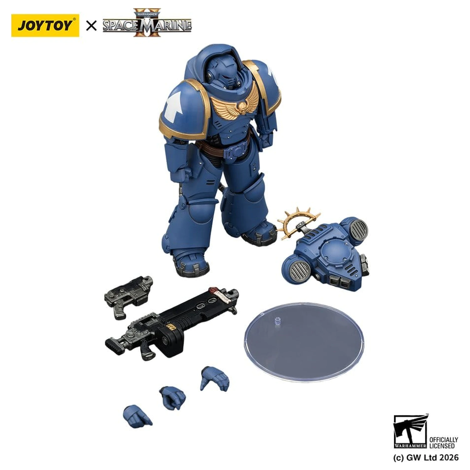 Warhammer 40,000 Action Figure Game Edition Ultramarines Heavy Intercessor 13 cm product photo