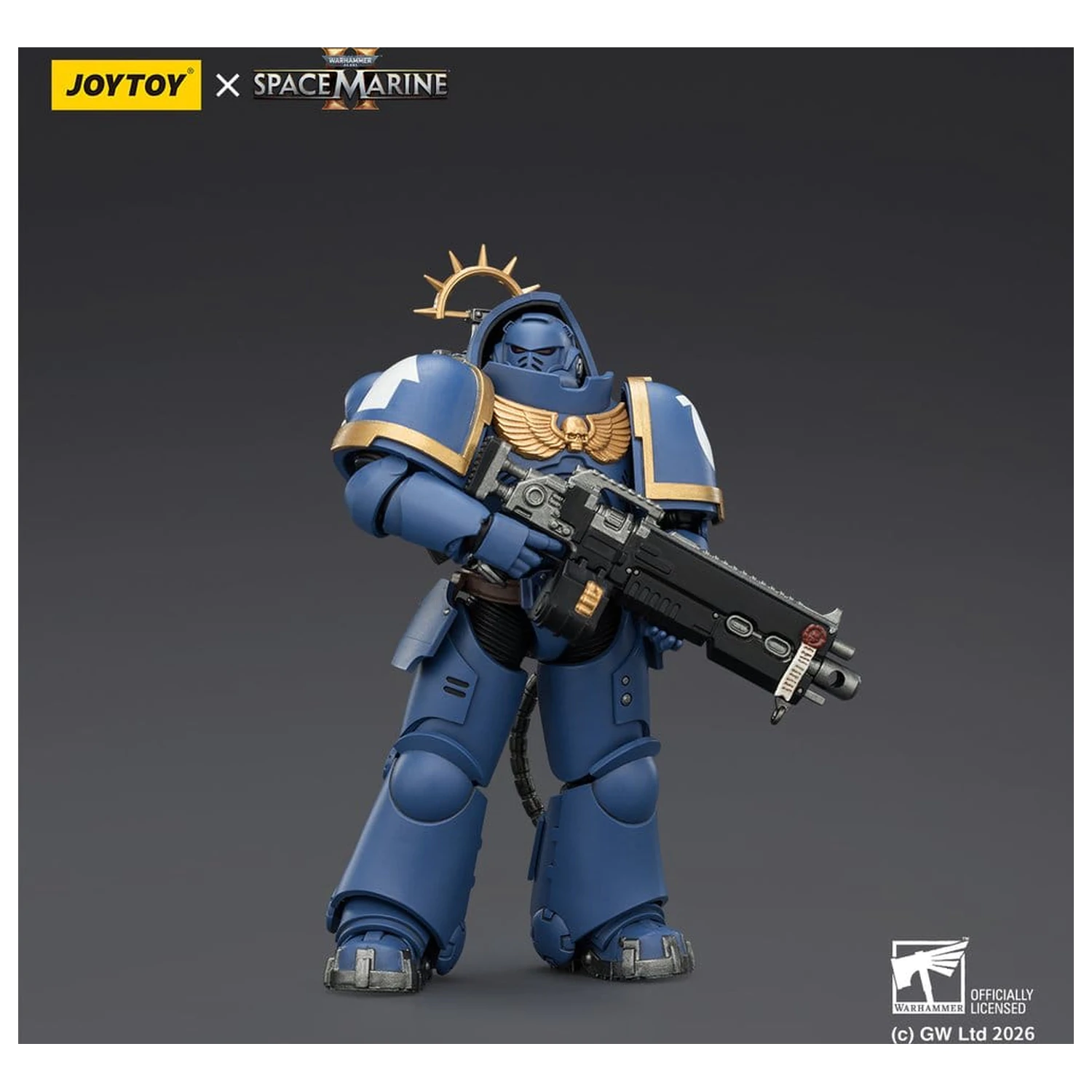 Warhammer 40,000 Action Figure Game Edition Ultramarines Heavy Intercessor 13 cm product photo