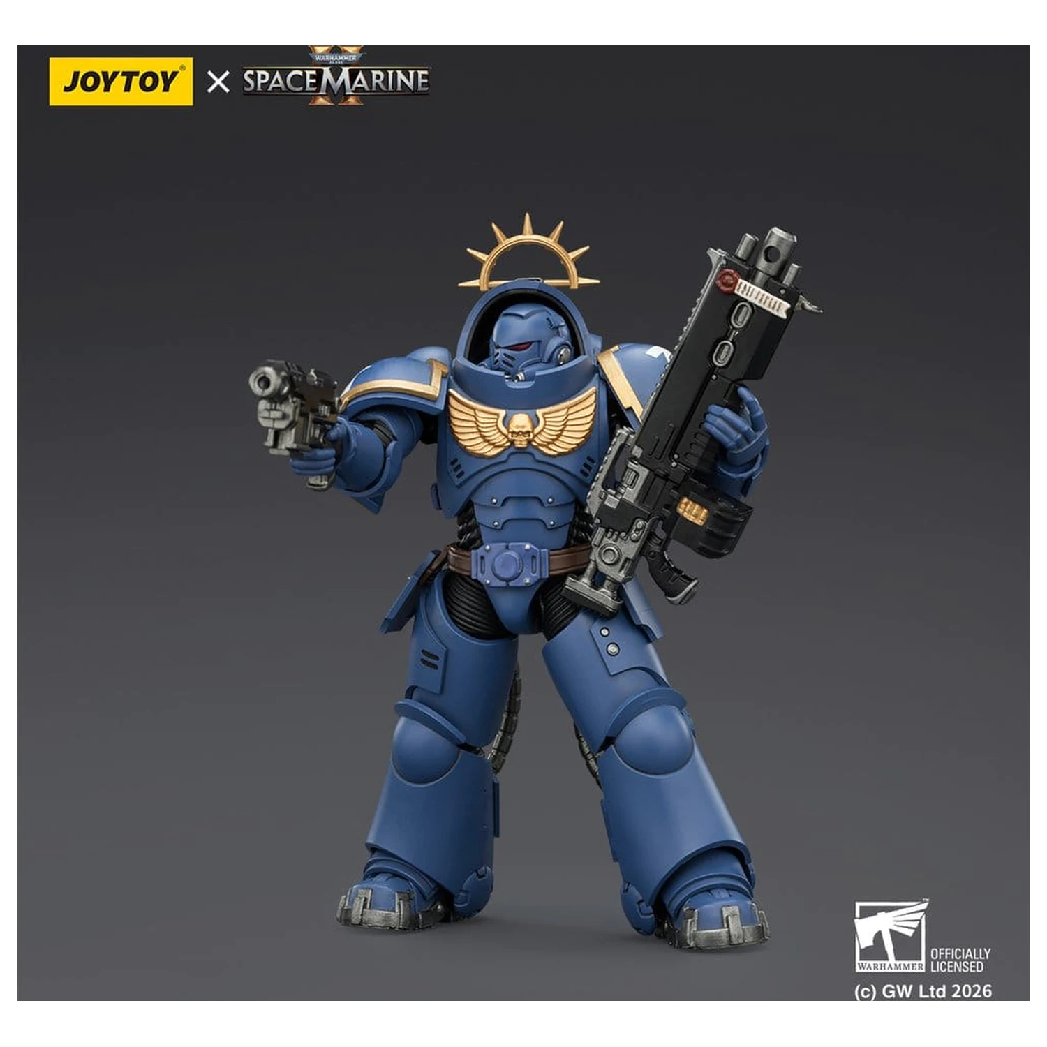 Warhammer 40,000 Action Figure Game Edition Ultramarines Heavy Intercessor 13 cm product photo