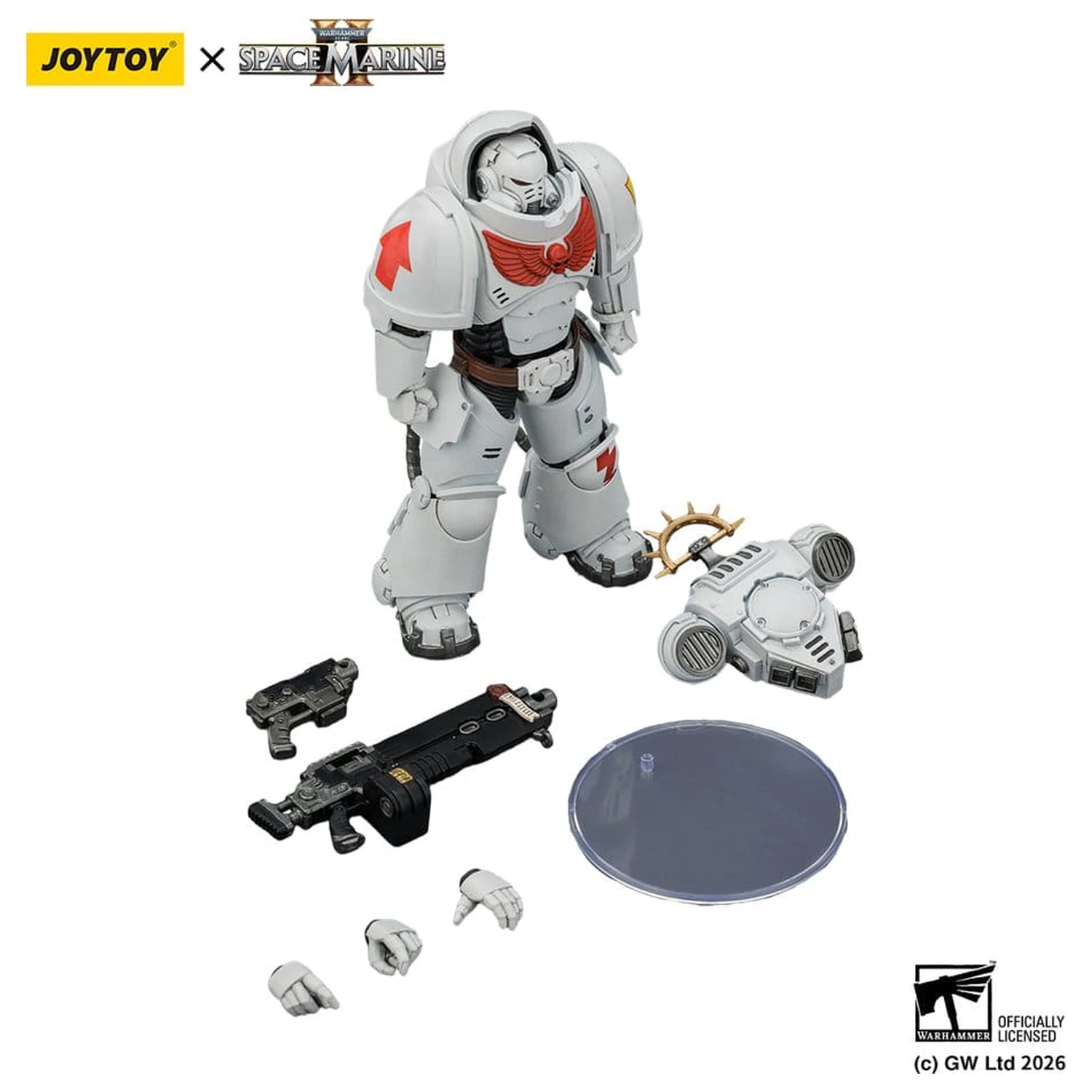 Warhammer 40,000 Action Figure Game Edition White Scars Heavy Intercessor 13 cm product photo