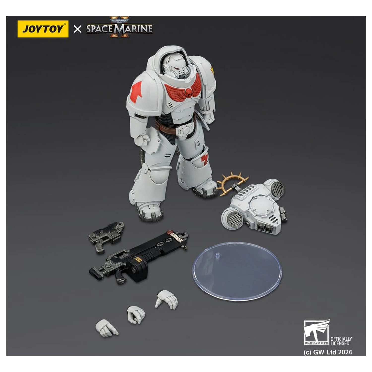 Warhammer 40,000 Action Figure Game Edition White Scars Heavy Intercessor 13 cm product photo