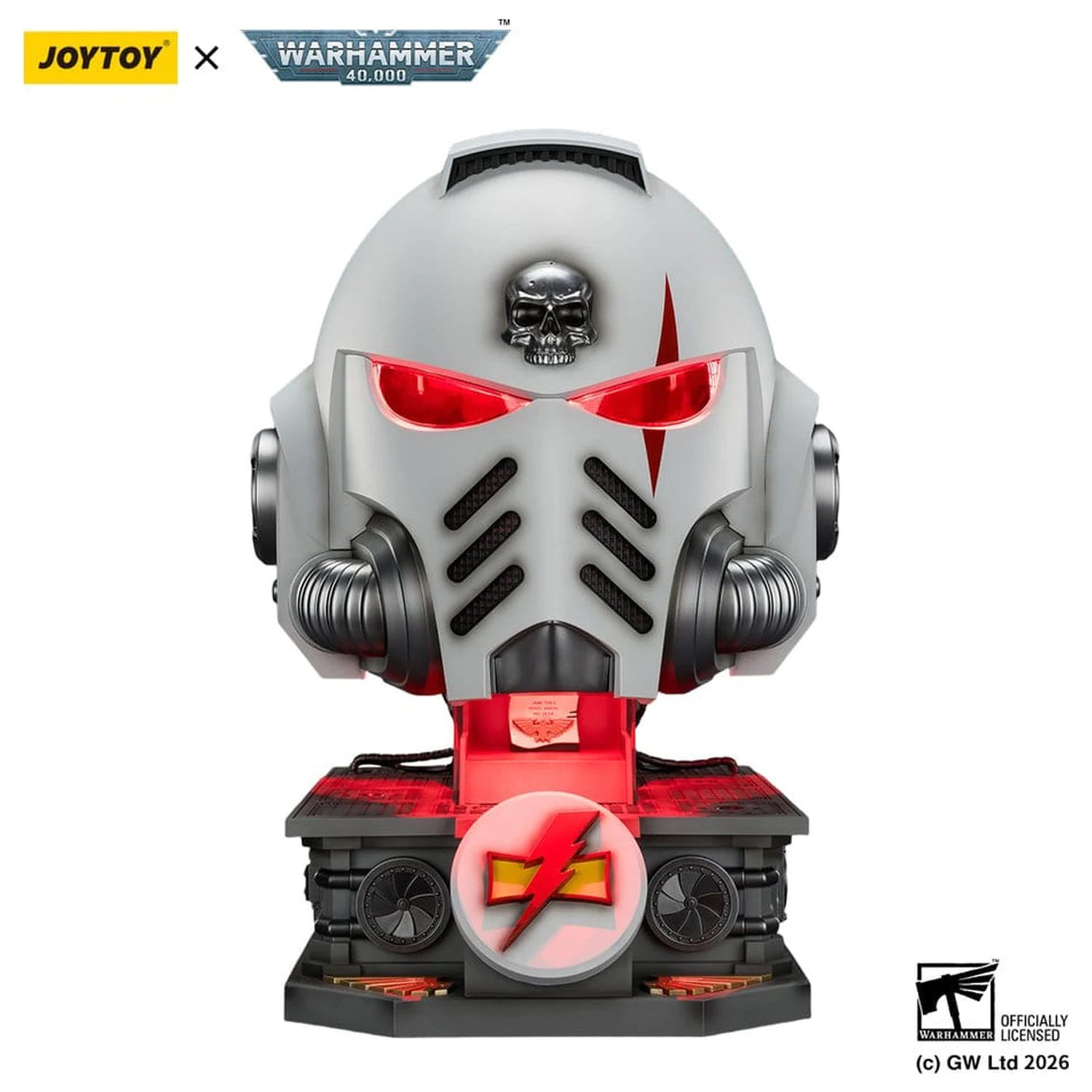 Warhammer 40,000 Helmet with Display Stand White Scars MkX 44 cm product photo